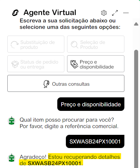 Detalhes Referência Chat Agente Virtual