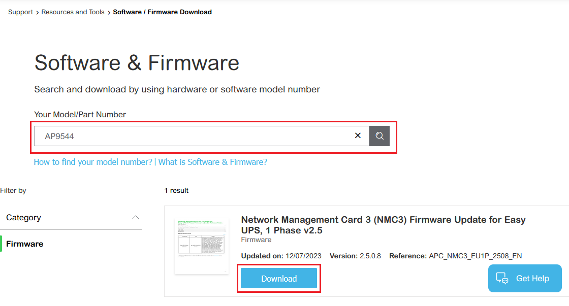 search dynamic on SW-FW tool