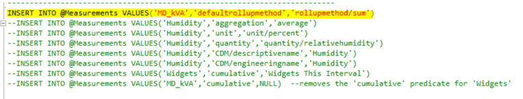 PME Measurement edit script PME Measurement edit script