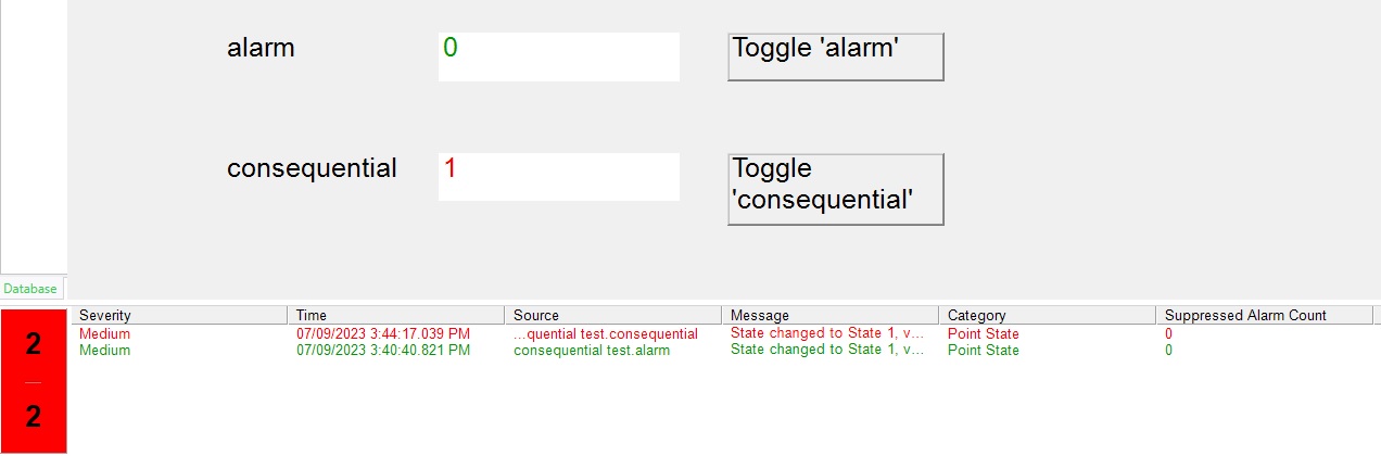 consequential point in alarm consequential point in alarm