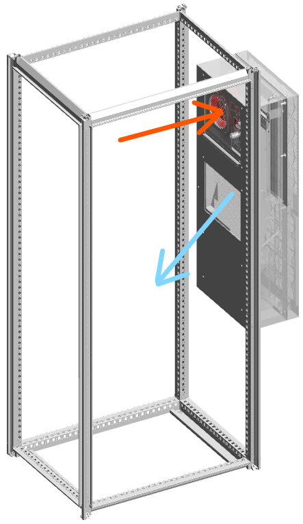 side cooling unit