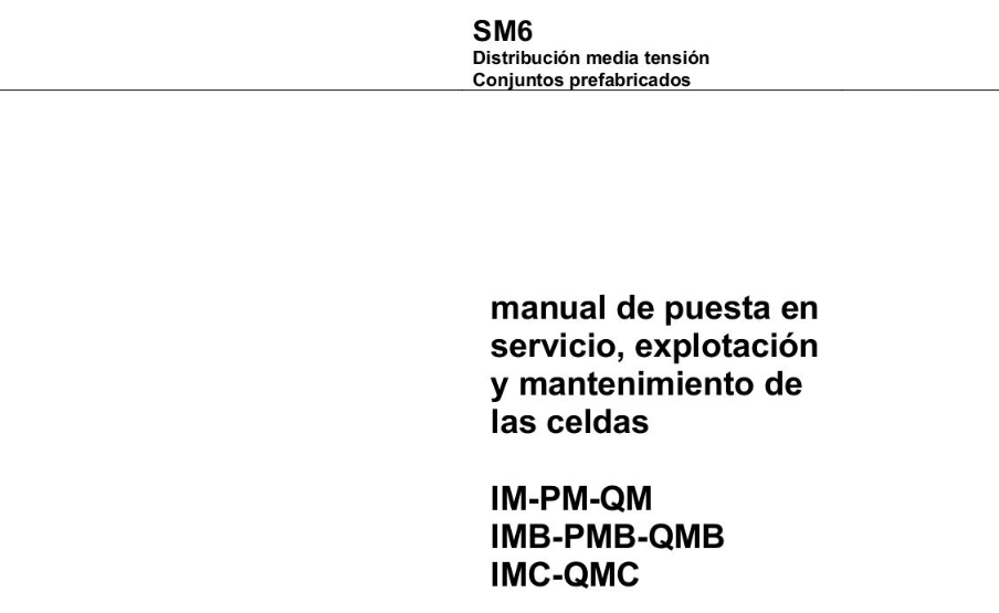 ¿Donde puedo encontrar el manual de las celdas SM6, referencia JLJ3935042 índice A, de los modelos IM-PM-QM-IMB-PMB-QMB-IMC-QMC?