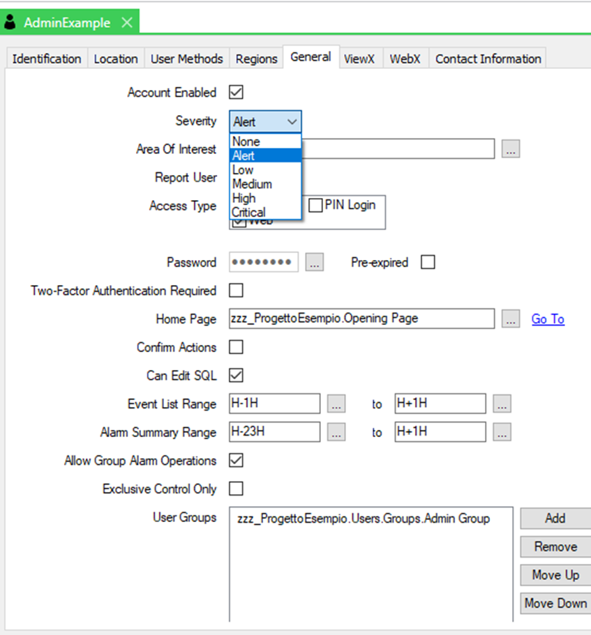 UserConfiguration