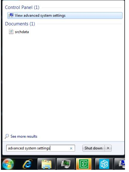 Windows setting
