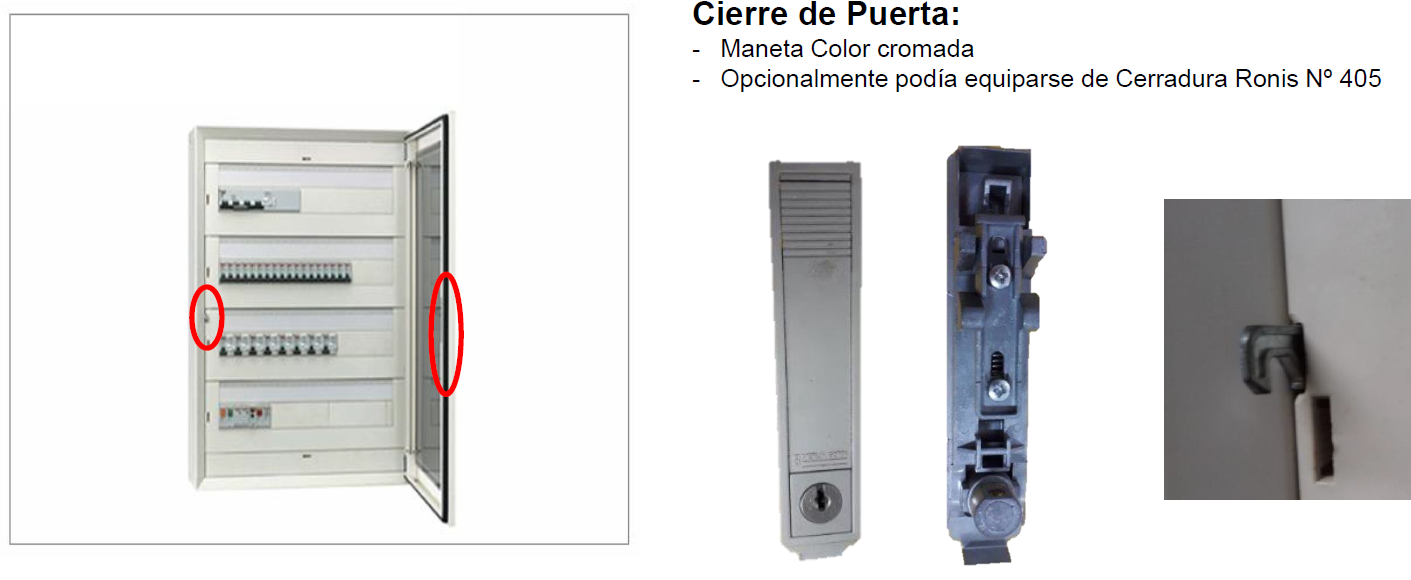 Pragma F recambio puerta bisagra cofret empotrable superficie maneta cerradura Ronis 405 Pragma F PragmaF Bisagra puerta, Sustituto,Alternativa,Sustituta,Equivalencia,Equivalente,Substituição