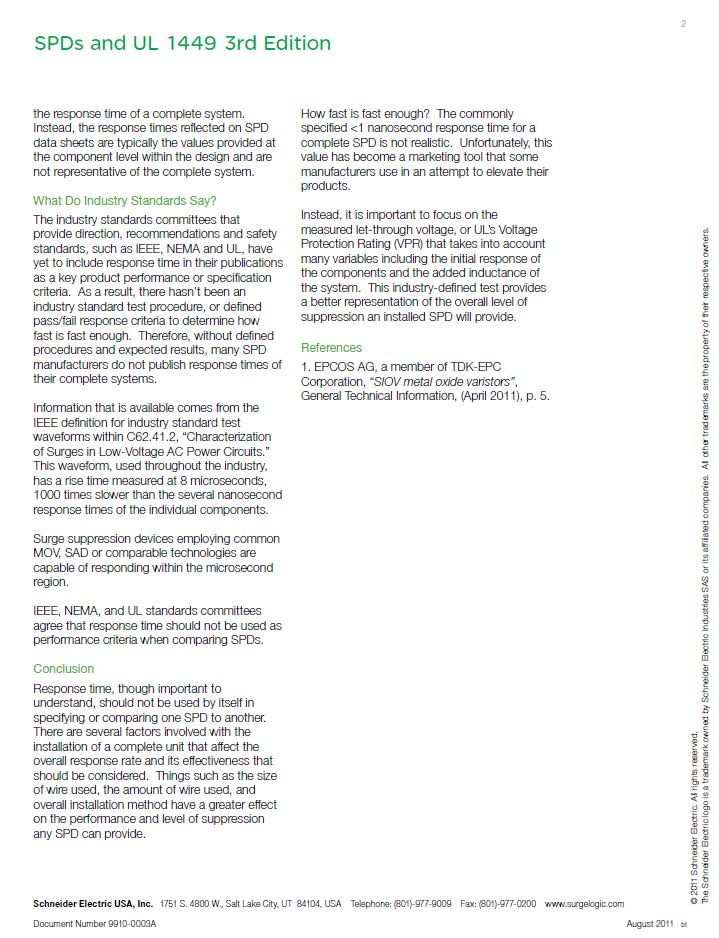 Response Time Page 2