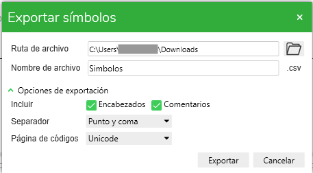 Machine Expert Basic - Exportar Símbolos