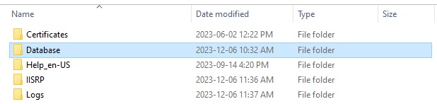 database folder 4