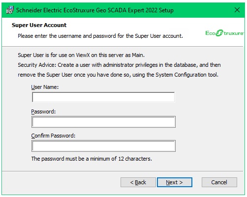 user credentials