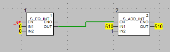 Example of the issue impacting the logic (when project setting