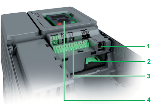 ATV610 - slot para opcionais