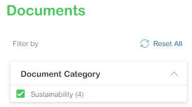 Sustainability Category