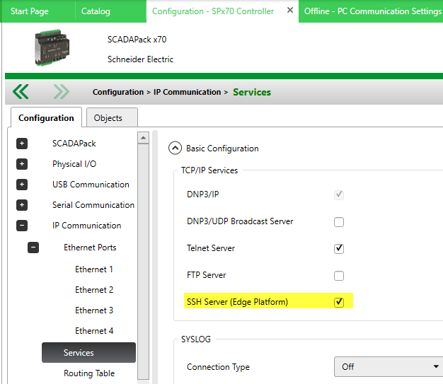Enable SSH Server (Edge Platform)