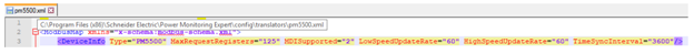 PM5350 xml file image