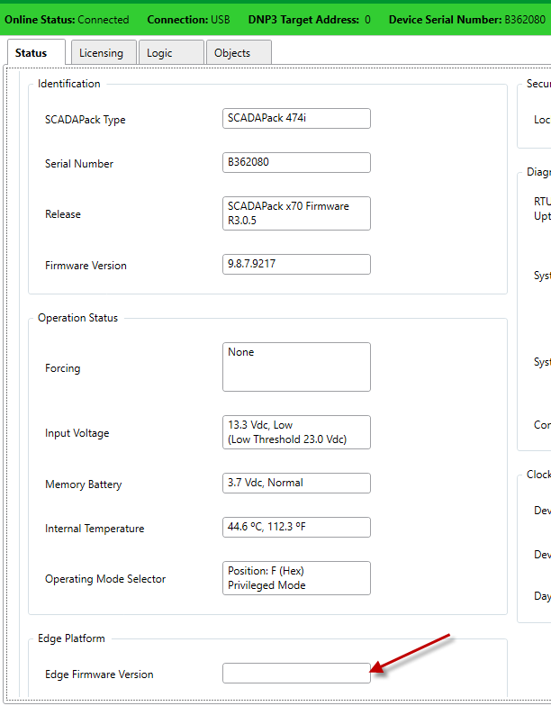 SP47xi Status Page Desynced