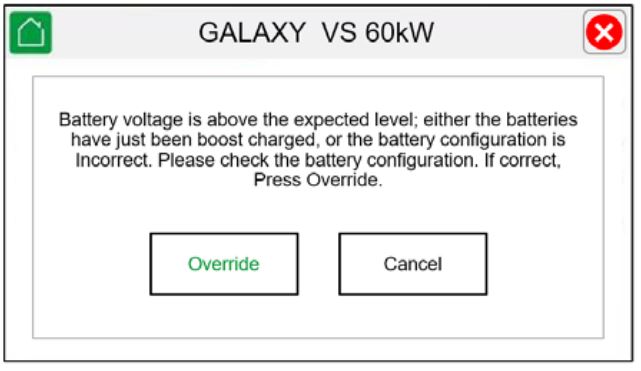 Override Message