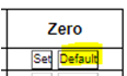 Zero Default button