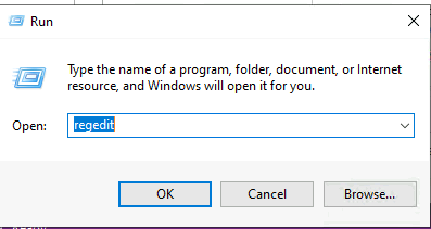 regedit