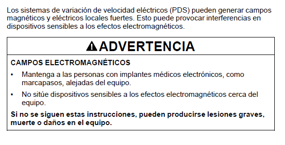 Extracto del manual de instalación ATV630