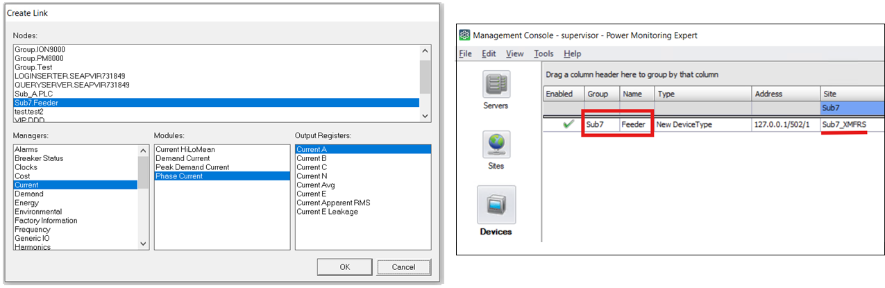 Link to register on device or device under a site with Site connected messages