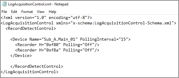 logacquisitioncontrol file example