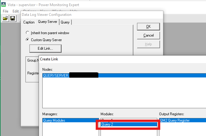 Link query server