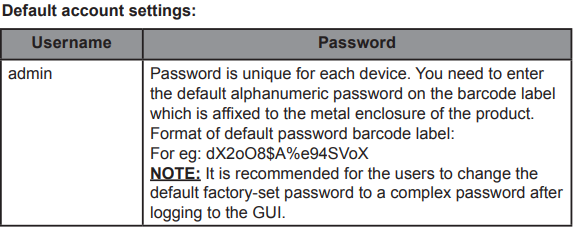 Screenshot from User guide