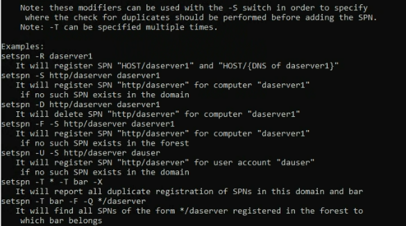 cmd spn example