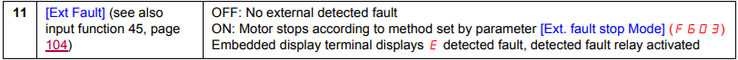 Ext Fault