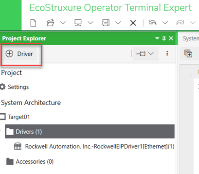 Seleccionar Driver