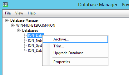Database manager