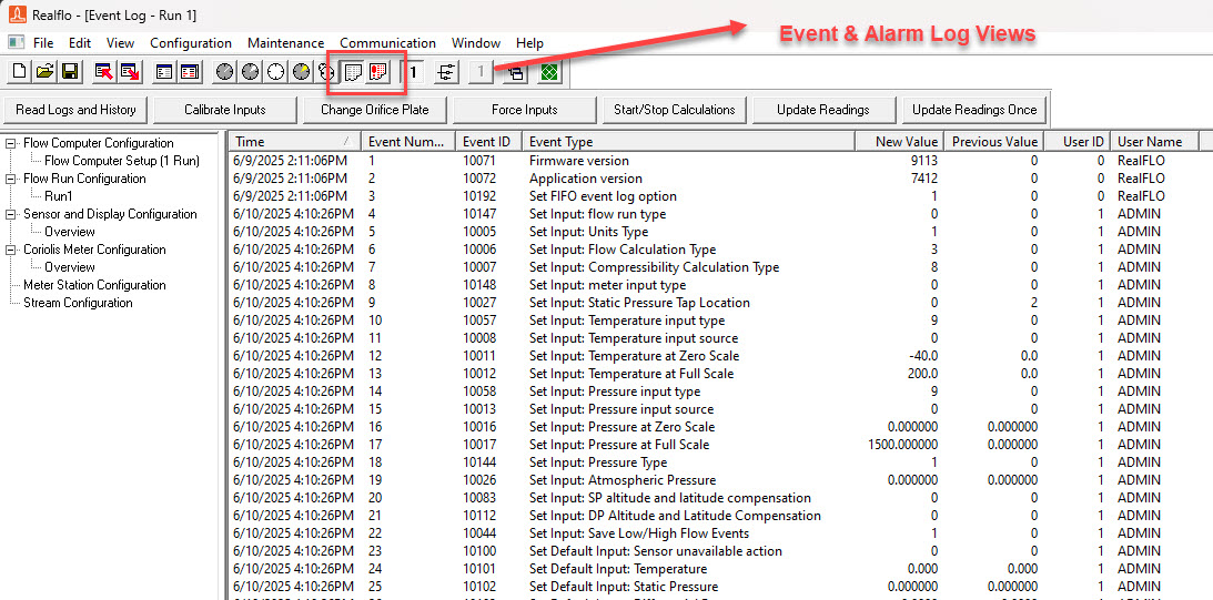Event & Alarm Views