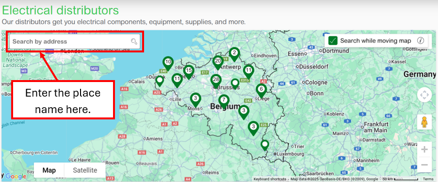 Find a Schneider Electric wholesaler or electrical distributor.