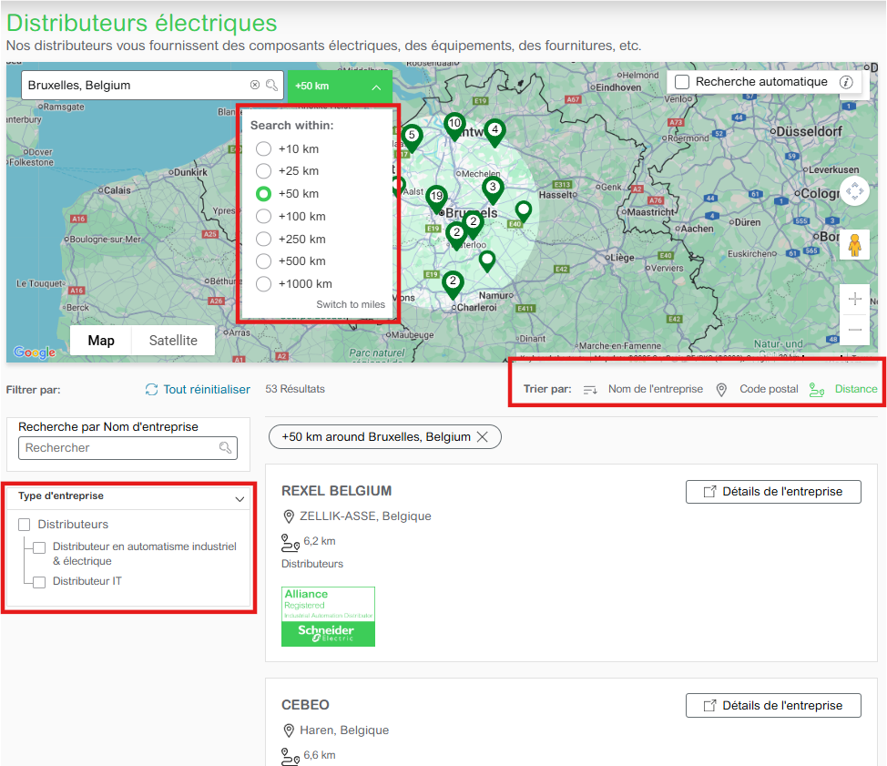 Personnalisez la recherche comme vous le souhaitez.