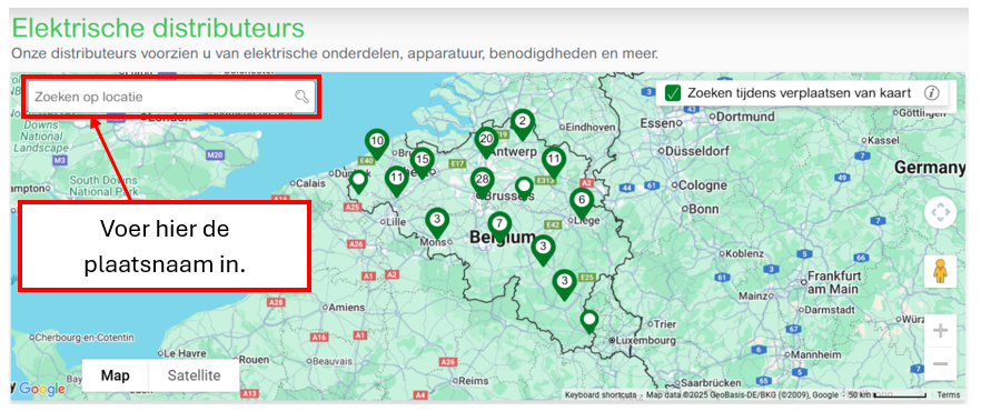 Welke groothandel of elektrotechnische distributeur in mijn buurt verkoopt producten van Schneider Electric ?