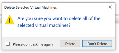 HyperV Confirm Delete