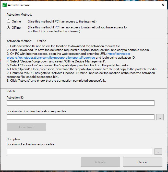 License Configuration Tool
