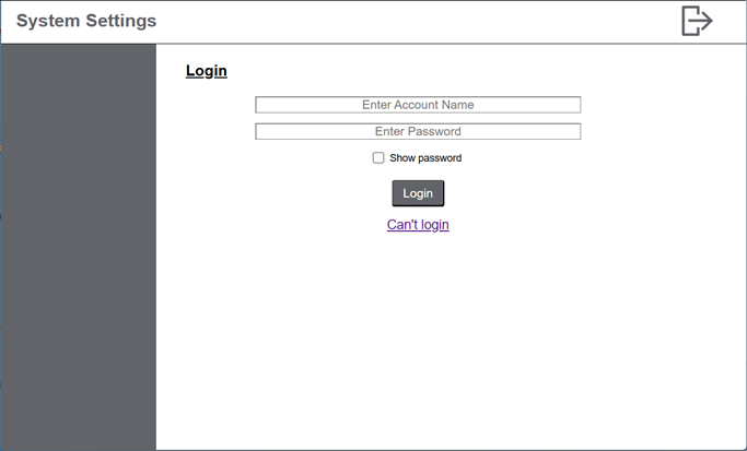 Login GPW6000