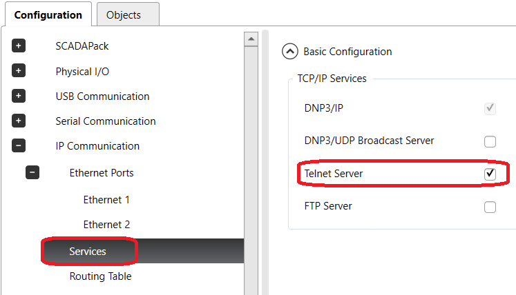 Telnet service