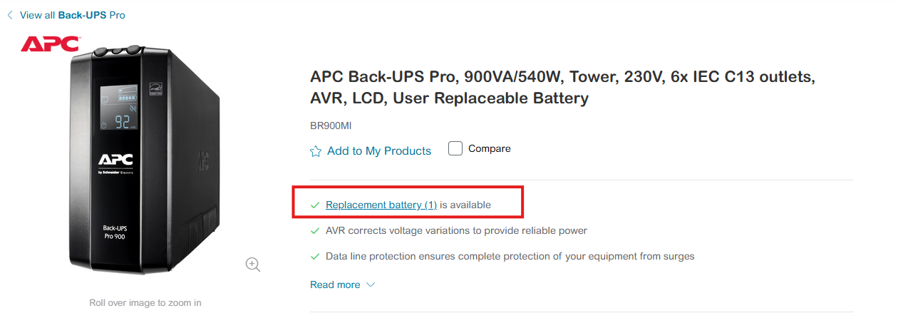 replacement battery link