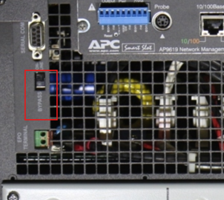 This is an image showing a LEGACY SURT single phase UPS Maintenance Bypass Switch