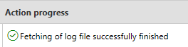 action progress