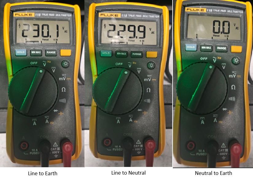 UPS online Voltages