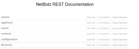 Netbotz REST