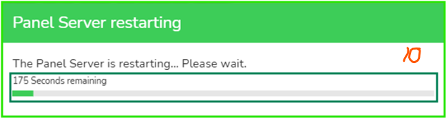 Restart in progress