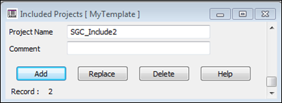Include Projects