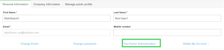 Two Factor Authentication