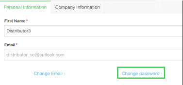 password change