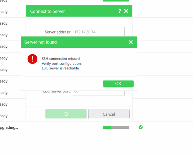 SSH Connection refused