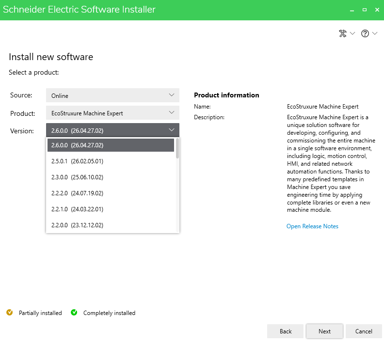 Schneider Electric Software Installer